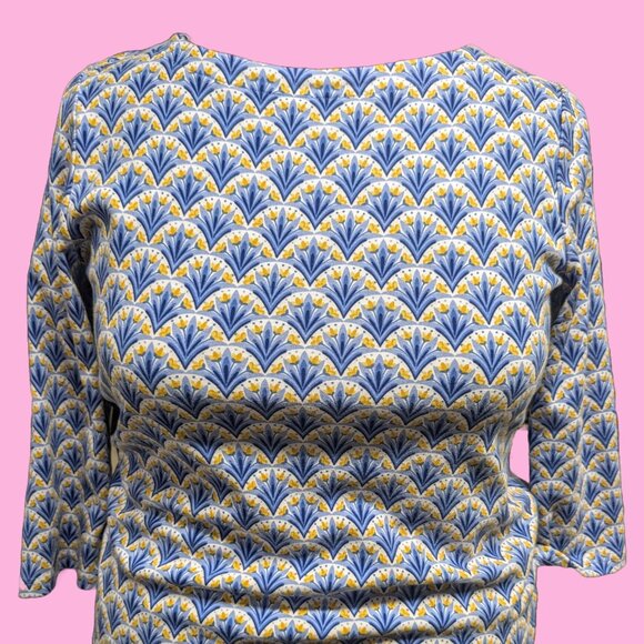 Croft & Barrow 3/4 Sleeve Top Size Petite Large - Picture 3 of 6